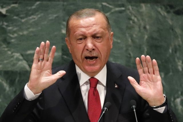 Turkey's president recep tayyip erdogan addresses the 74th session of the united nations general assembly at u n headquarters in new york city, new york, u s