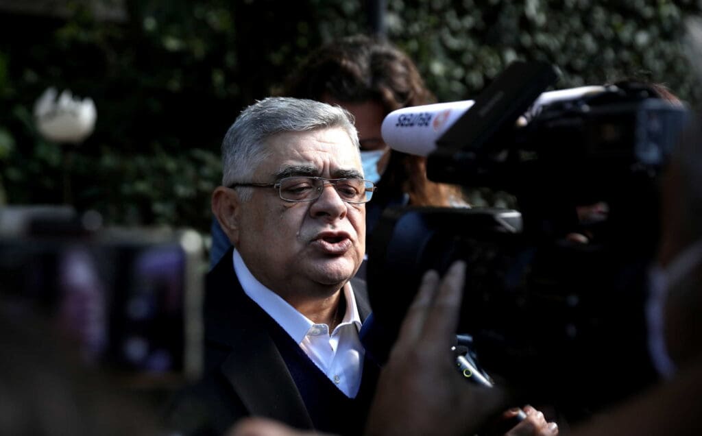Trial of leaders and members of the golden dawn far right party, in athens