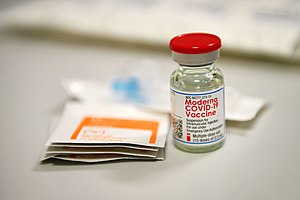 A vial of moderna covid 19 vaccine 201229 f zb805 0008y