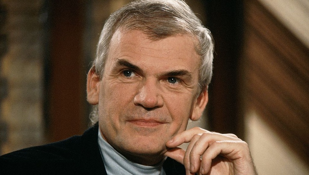 The writer milan kundera in france in june, 1981